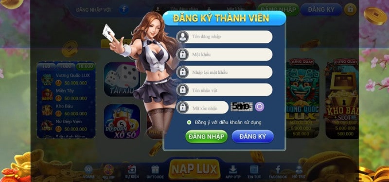 Hướng dẫn đăng ký tài khoản tại lux 888